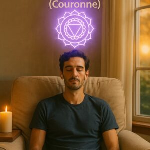 CHAKRA CORONAL « SAHASRARA » - Couronne (1 Audio de Méditation & 1 Carnet Sacré)